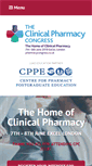 Mobile Screenshot of pharmacycongress.co.uk